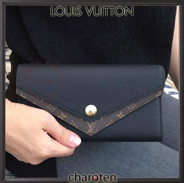 18SS《Louis vuitton ルイヴィトンスーパーコピー》★ ポルトフォィユ ドゥブルV ★カーフ&モノグラム M64319